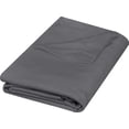 thumbnail image 1 of Sábana plana Utopia Bedding Twin XL gris de microfibra cepillada, 1 of 7