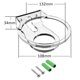 thumbnail image 1 of Kearding Soporte de montaje en pared para Mini Soporte Ahorro de espacio Acrílico Altavoz Bluetooth Gerente de salida para Mini Electrónica, 1 of 6