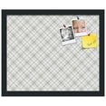 thumbnail image 2 of PinPix 17x14 Custom Cork Bulletin Board Argyle Gray Poster Board Has a Fabric Style Canvas Finish, Framed in Argyle Gray, by ArtToFrames (PinPix-638), 2 of 6