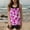 Hot Pink, variant on Royisotas Summer Swimsuits for Women 2 Piece Swimwear Plus Size Vocation Tankini Womens Bathing Suit