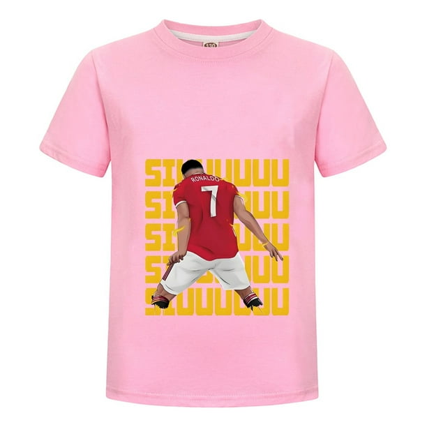 Playera Estilo Cristiano Ronaldo CR7 para Niño | Diseño Veraniego