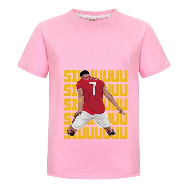 Playera Estilo Cristiano Ronaldo CR7 para Niño | Diseño Veraniego
