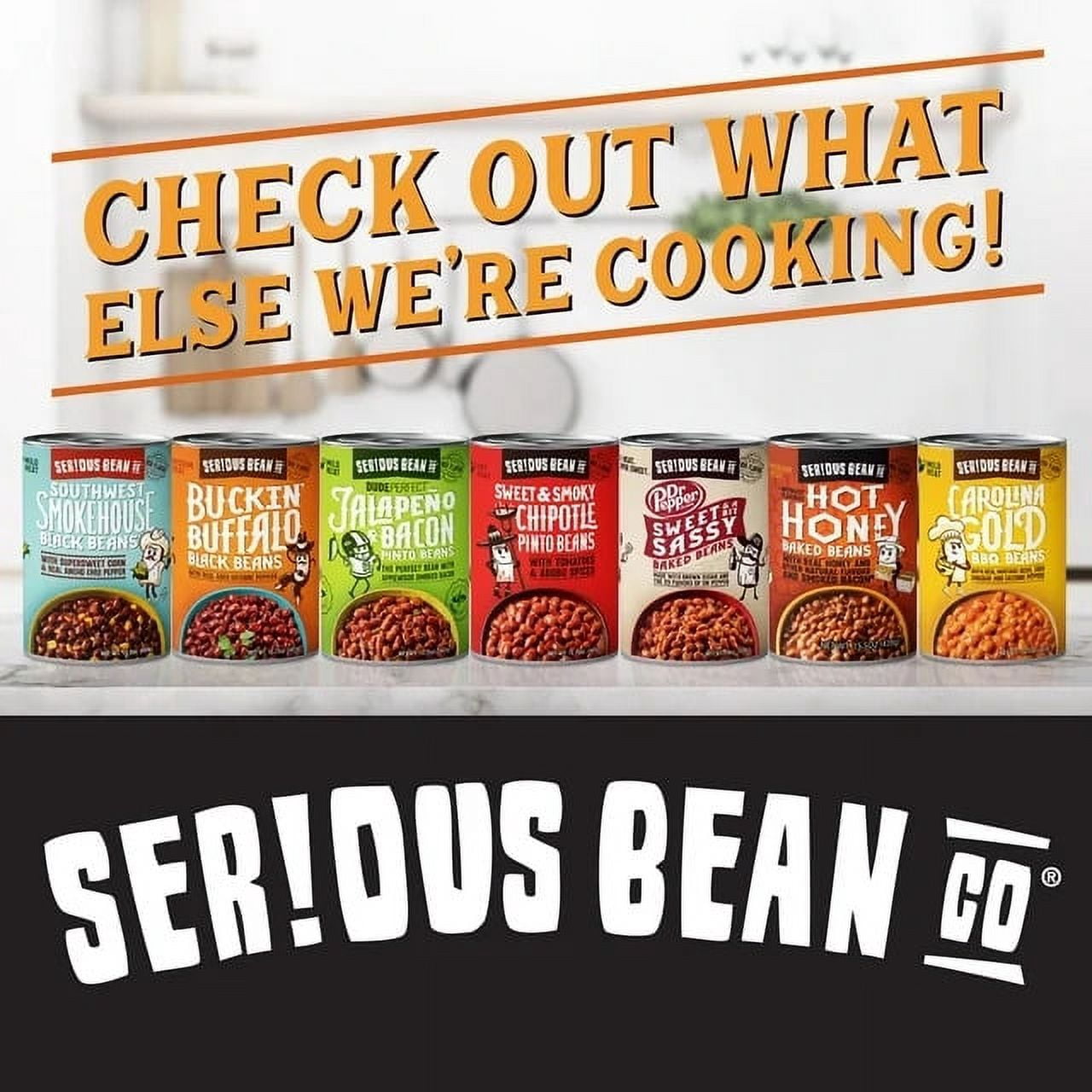 (12 Cans) Serious Bean Co Organic Red Kidney Beans, Gluten-Free, 15 oz