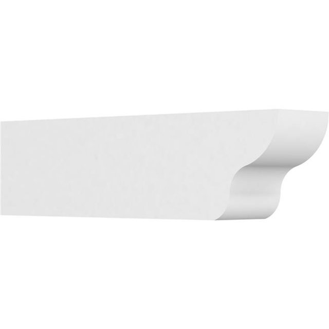 Ekena Millwork RFTP06X08X30GRN 8 x 6 x 30 in. Standard Greensboro Architectural Grade PVC Rafter Tail