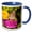 Blue/White, variant on 3drose, Fall Sassafras Trees, Stephen Forbes State Park, Marion County, Il., 11oz Two-tone Blue Mug