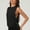 Black, variant on Tunic Tops for Women Fashion Solid Color Crew Neck Workout Tank Tops Casual Loose Fit Sleeveless Standard Straps Blouses