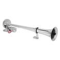 thumbnail image 4 of Bocina de trompeta eléctrica, 1 tubo para tren, coche, barco, aleación de Zinc, cromado, 135db, 450mm, 12V/24V, 4 of 5
