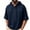 #0331-Blue, variant on Qiyinn Men's Short-sleeve Hooded Sweatshirt