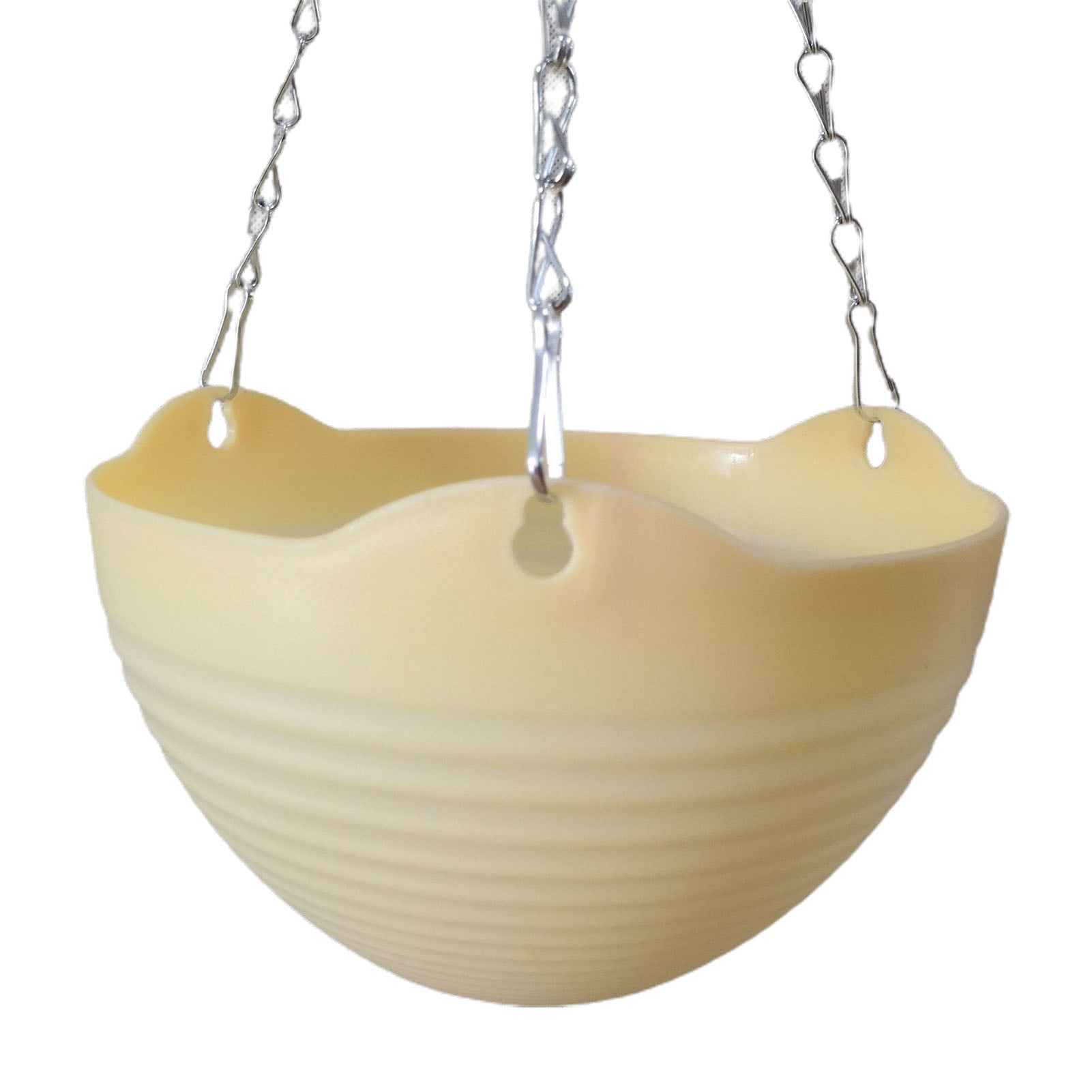 Travelwant Hanging Planters Self-Watering Indoor Outdoor Garden Flower Plant Pot Containers with Drainer and Hanging Chain