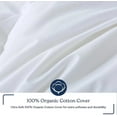 thumbnail image 5 of Delara King Duvet Insert, 108"x92", All-Season Merino Wool Comforter with 100% Organic Cotton Shell, Ultra-Soft, GOTS Certified, 300 GSM, 5 of 7