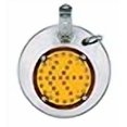 thumbnail image 3 of United Pacific Miroir Chauffant Convexe en Acier Inoxydable 8 1/2 Pouces avec LED - Passager, 86506, 3 of 4