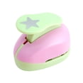 thumbnail image 2 of KLKCMS Paper Punch Cutter Paper Puncher for Handmade Arts Projects Gift Card Making Star, 2 of 9