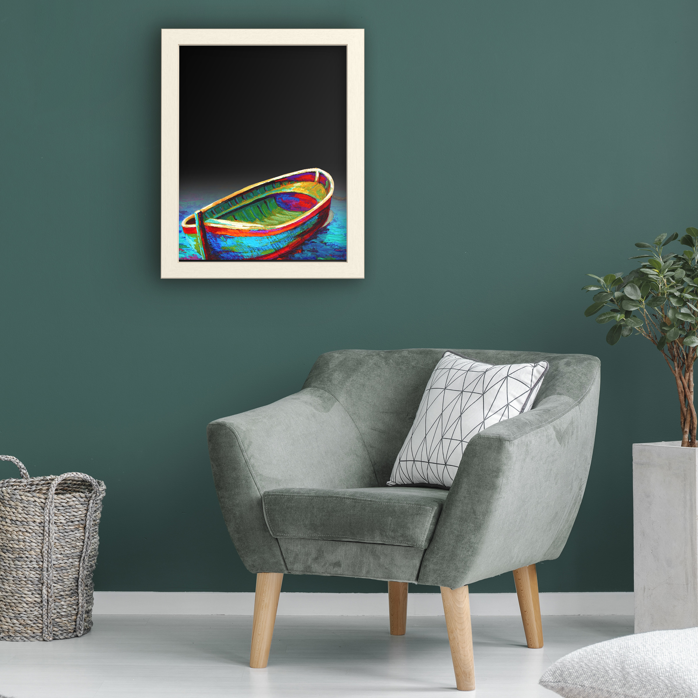 Marion Rose 'Boat 9' Chalk Board