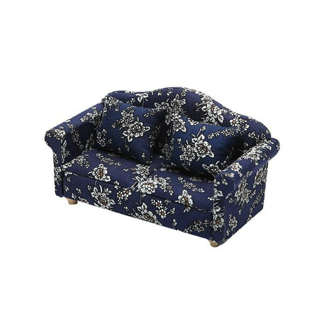 HILABEE Dolls House Miniature Furniture Set Decoration Love Seat