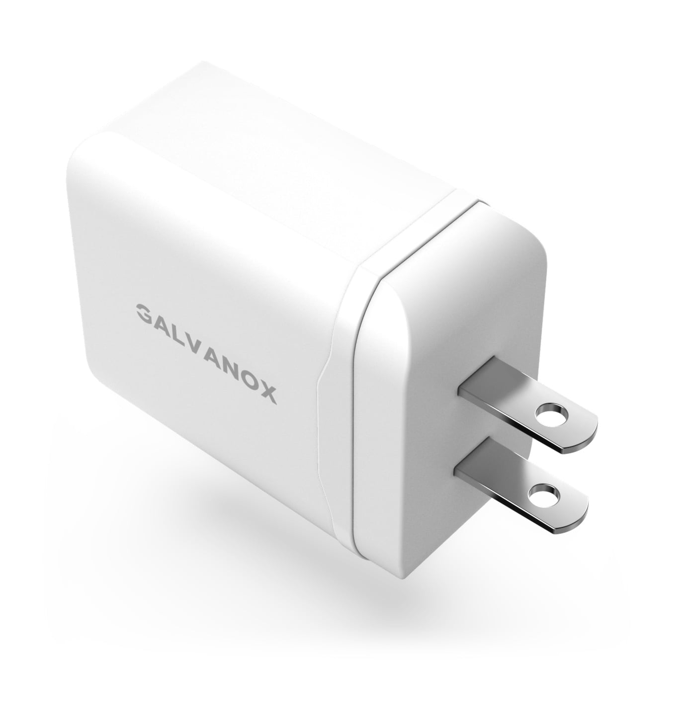 Galvanox USB C Charger - 18W PD Wall Adapter Plug with 5FT Charging Cable (Power Delivery Technology) C-C Cord and Fast Adapter (2.0 / 3.0) White
