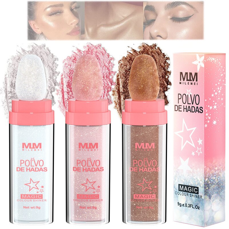 5 Farben Diamant Highlighter Palette – Zum Highlighting, Contouring & Blush