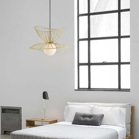

Minimalism Hat Inspired Metal Pendant Light Black/Golden
