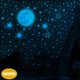 thumbnail image 2 of Luminous Stickers 1049 Pcs Glow in The Dark Stars-stickers Children, Ceiling, Fluorescent Stickers Decoration Ceiling Children's Room blue, 2 of 5
