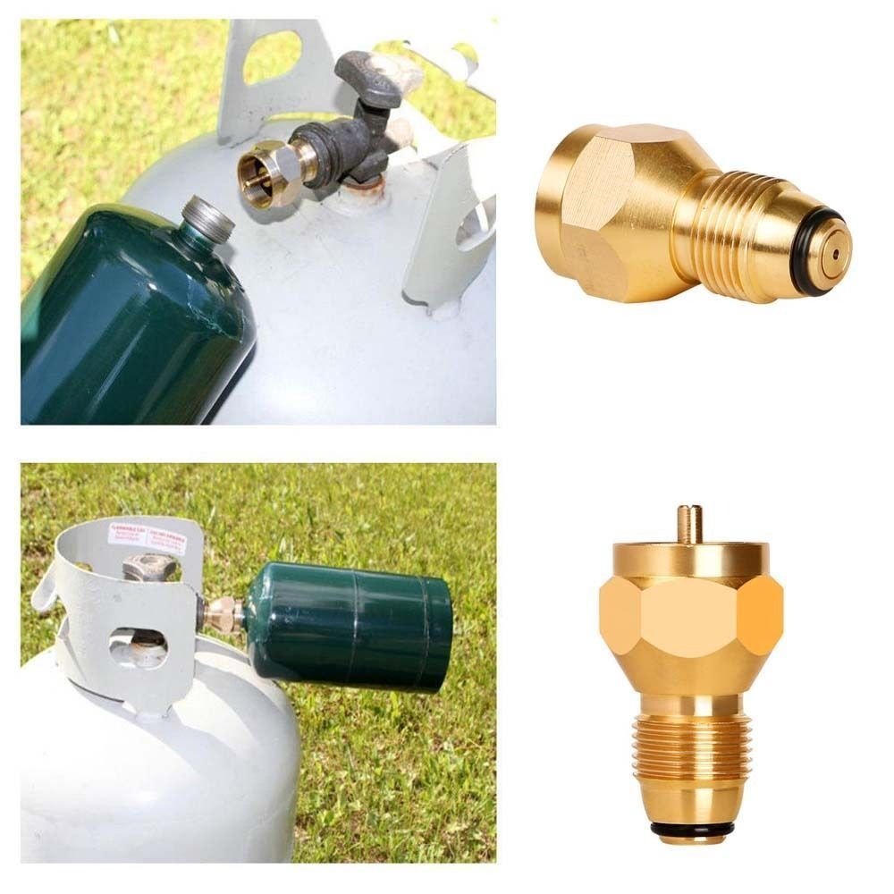 Propane Refill Adapter Lp Gas 1 Lb Cylinder Tank Coupler Heater Bottles  Coleman - Walmart.com