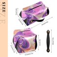 thumbnail image 2 of Purple Abstract Art Tissue Box Cover Leather Square Rectangle Tissue Box Holder for Bathroom Living Room Desk Office Decor, 2 of 7