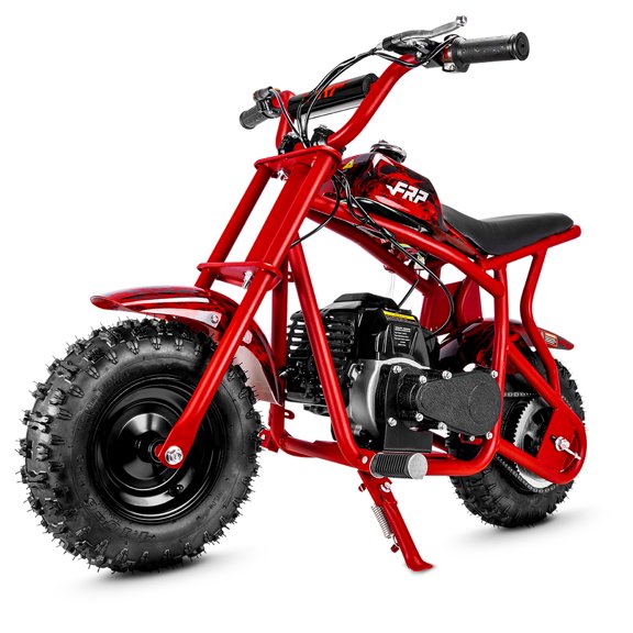 FRP DB003 Kids Dirt Off-Road Mini Dirt Bike, Kid Powered Dirt Bike Off-Road Dirt Bikes, Gas Powered Trail Mini Bike - Ultra Edition, Red
