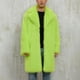 thumbnail image 2 of Kalauyu Men's Faux Fur Coat Winter Long Faux Coat Fluffy Thick Trench Coat for Men, 2 of 9