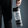 thumbnail image 2 of Custom Logo-Printable 500ML Gray Fitness Shaker: Eco-Friendly PP Material, Leak-Proof & Shatterproof Design, Portable Gym Water Bottle for Workout Enthusiasts, Universal Gift for, 2 of 6