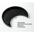 thumbnail image 4 of Bandeja de cristal en forma de luna de madera negra para exhibición - LABEND HO, 4 of 6