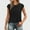 Black, variant on Hot days, bold styles Olyvenn Womens Eyelet Tops Short Sleeve Shirts Blouses for Women Dressy Casual Cap Sleeve Tops with Curved Hem Gray S