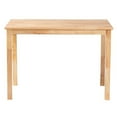 thumbnail image 2 of Pemberly Row Rectangular Modern Wood Dining Table in Natural Brown, 2 of 9
