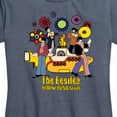 thumbnail image 3 of The Beatles - Yellow Submarine Floral - Women's Short Sleeve Graphic T-Shirt, 3 of 6