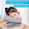 thumbnail image 3 of Billuyoard Almohada de siesta de escritorio en forma de U, almohada de viaje plegable más nueva, cojín de cara de escritorio para la escuela de oficina, Juegos de cama cielo gris oscuro Billuyoard HA008290-02B, 3 of 6
