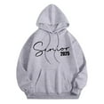 thumbnail image 4 of Women's 2025 Graduation Season Fashion Letters Senior Mom Printed Hoodie Sweatshirt Hugh Tunic Hoodies for Women Oversized Hoodie Womens Button down Hoodie Long Hoodie Sweatshirt Women's Sweatshirt, 4 of 6