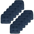 thumbnail image 4 of Indoor-Outdoor Reversible Patio Seat Cushion Pad 12 Pack - Navy 19" x 19", 4 of 5