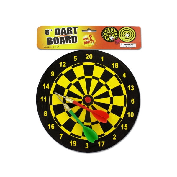 Dart Board With Darts (Pack Of 12) by Bulk Buys