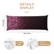 thumbnail image 3 of Balery Pink Glitter Sparkles A Funda Protectora para Almohada Corporal de Algodón Hipoalergénico con Cierre(55 x 21 pulgadas), Almohadas No Incluidas, 3 of 6