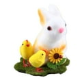 thumbnail image 4 of DOLITY Easter Bunny Ornament Craft Easter Rabbit Decor for Indoor Shelf Decorations Chick, 4 of 9