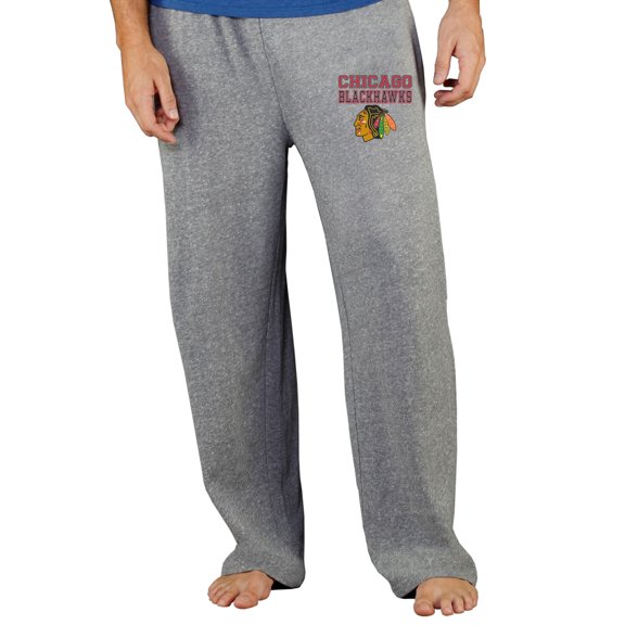Men's Concepts Sport Gray Chicago Blackhawks Mainstream Terry Pants