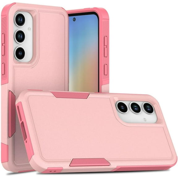 for Samsung Galaxy A35 Case, Shockproof, Strong and Durable Phone Protective Case for Galaxy A35, Pink
