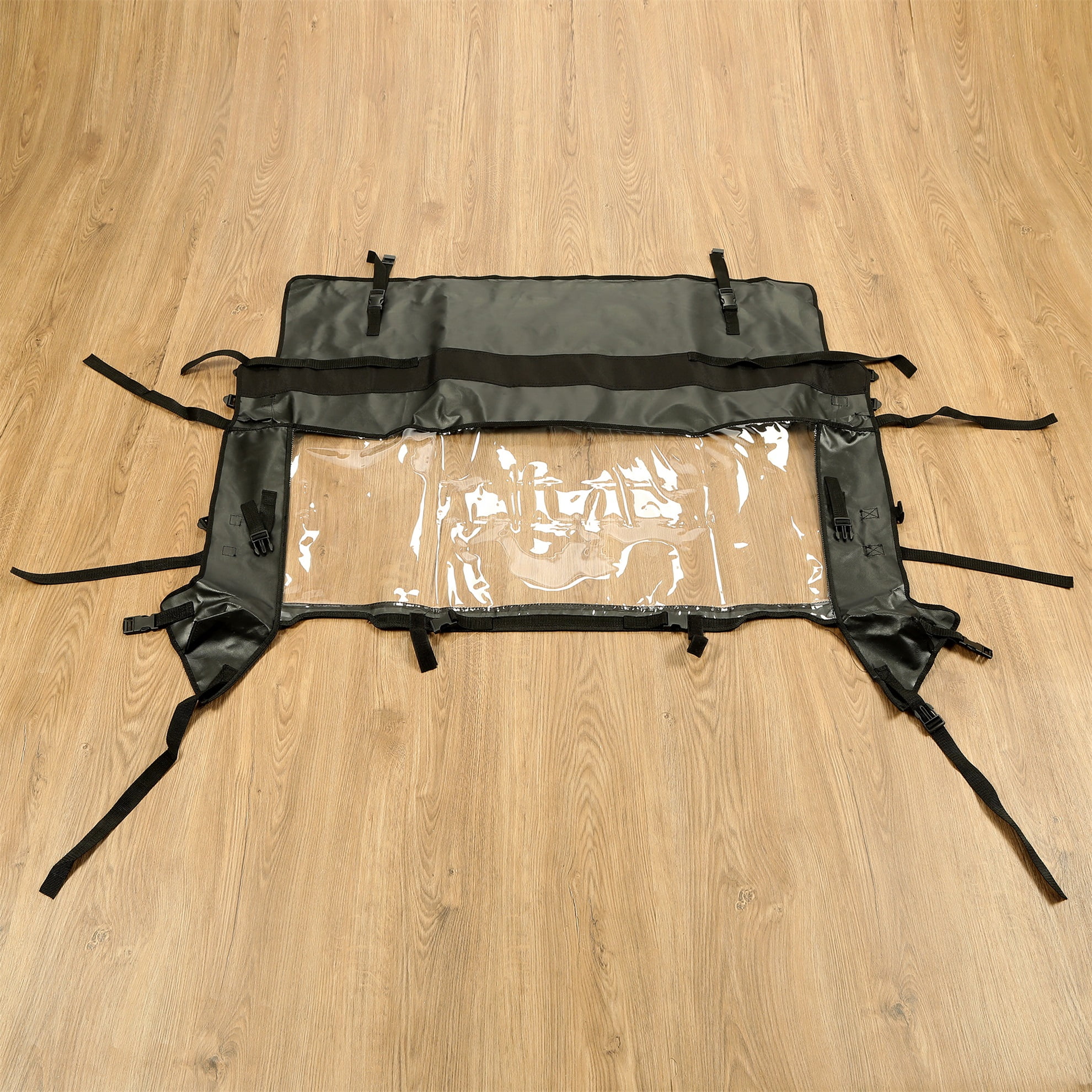 Kojem Rear Clear Windshield Compatible with  Polaris RZR 900 S 1000 XP 4 Turbo Trail EPS 2014-2021 UTV