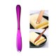 thumbnail image 4 of Advancent Cuchillo rebanador de pan, rallador de queso, rebanador de mantequilla con raspador de agujeros, raspador de crema de pan de acero inoxidable, Cocina y Comedor Violeta Advancent HA002645-05, 4 of 6