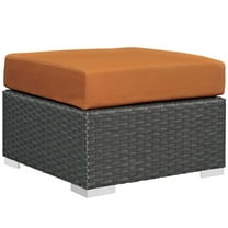Modway Sojourn Outdoor Patio Sunbrella® Ottoman in Canvas Tuscan