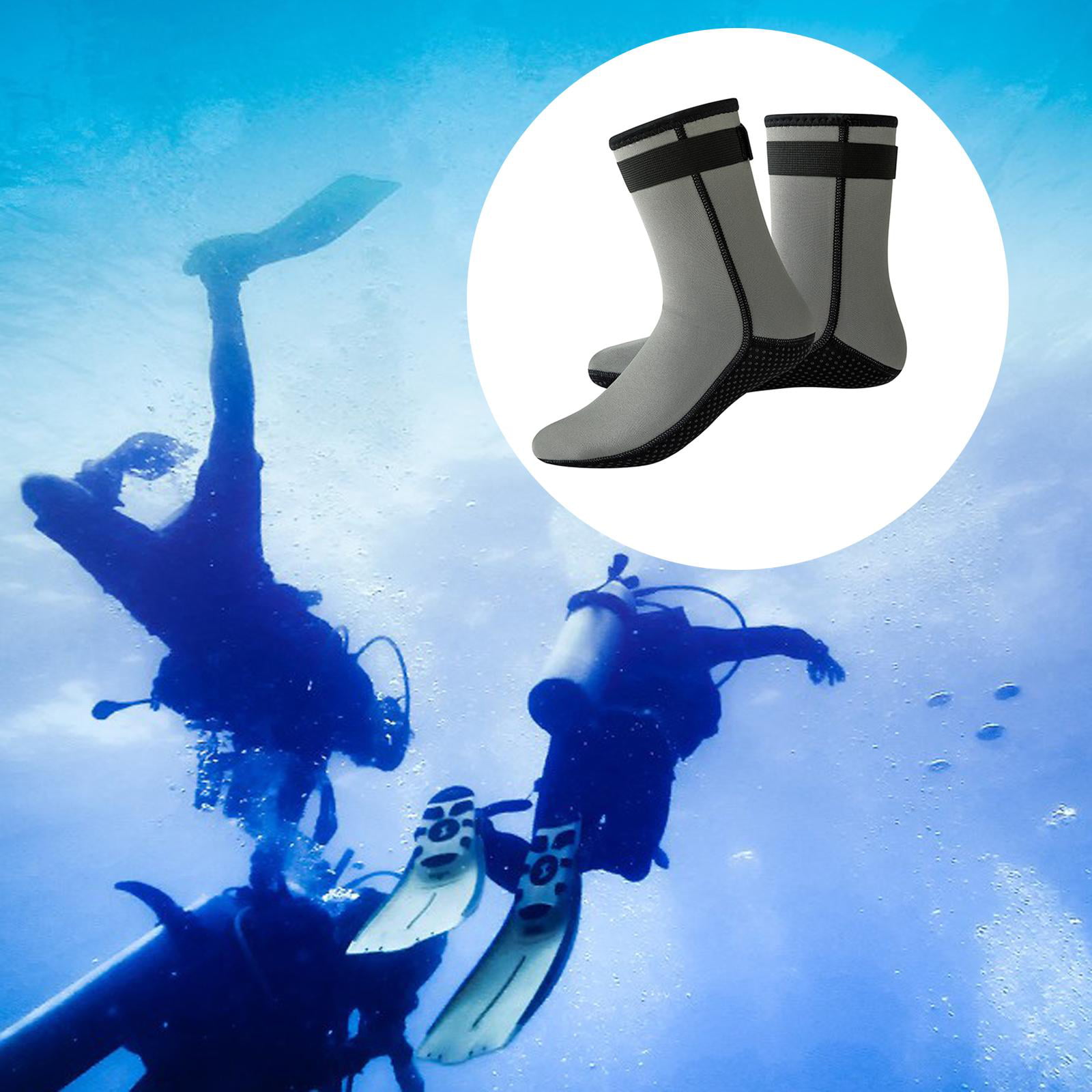 3mm Scuba Diving Surfing Sock Water Sport Wetsuit Boot Shoes for Women & Men 