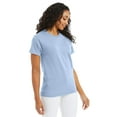thumbnail image 6 of Hanes T-Shirt Short Sleeve EcoSmart Unisex Crewneck Solid Soft Classic Ribbed, 6 of 10