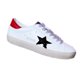 thumbnail image 1 of Zapatos viejos pequeños y sucios de cuero de dos capas para ganado, zapatos de skate blancos pequeños para estudiantes, estrellas fugaces de la calle de varios viajes de Harajuku, talla, 1 of 6