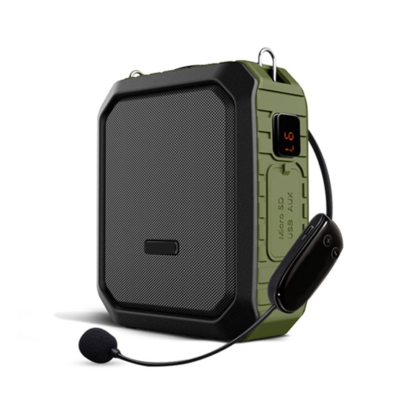 Portable Voice Amplifier With Wireless Microphone For Teachers IPX5 Waterproof Speaker 4400mAh Power Bank M800 ,Powerful Voice Amplifier