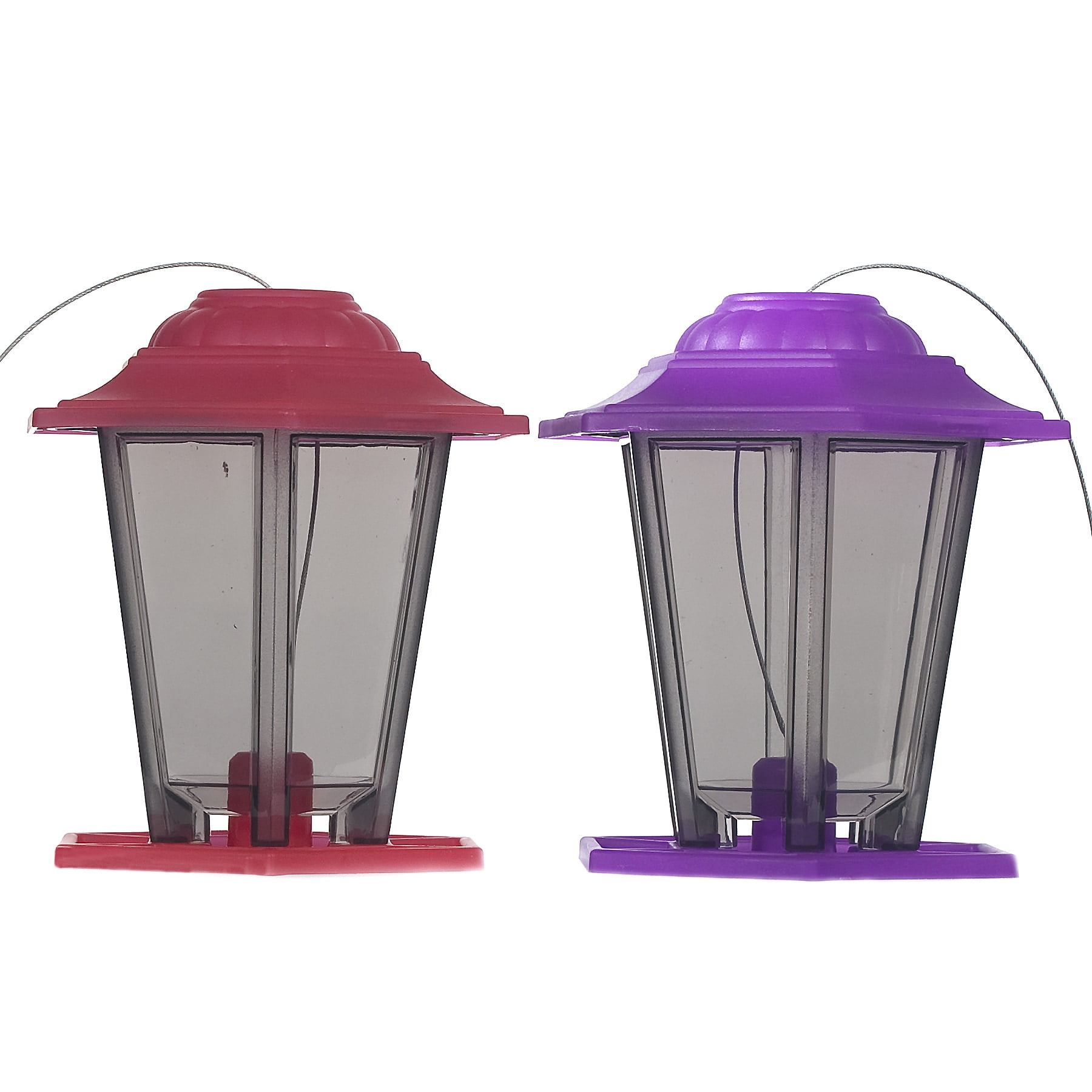 WOODLINK Mixed Seed Lantern Bird Feeder, Assorted Colors, 1.5 Lb. NA19971