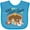 Turquoise, variant on Inktastic Jesus is the Reason for the Season Christmas Nativity Boys or Girls Baby Bib
