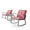 Red, variant on Patio Rocking Chair Outdoor Bistro Set (RED, 3PIECES)