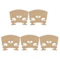 thumbnail image 1 of 2x5PCS Puente de Violín de Madera de Arce para Accesorio de Violín de Violín de Tamaño Completo 4/4 Sunnimix Puente de violín de madera de arce, 1 of 8